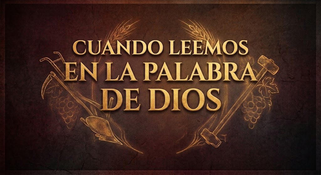 CUANDO LEEMOS EN LA PALABRA DE DIOS